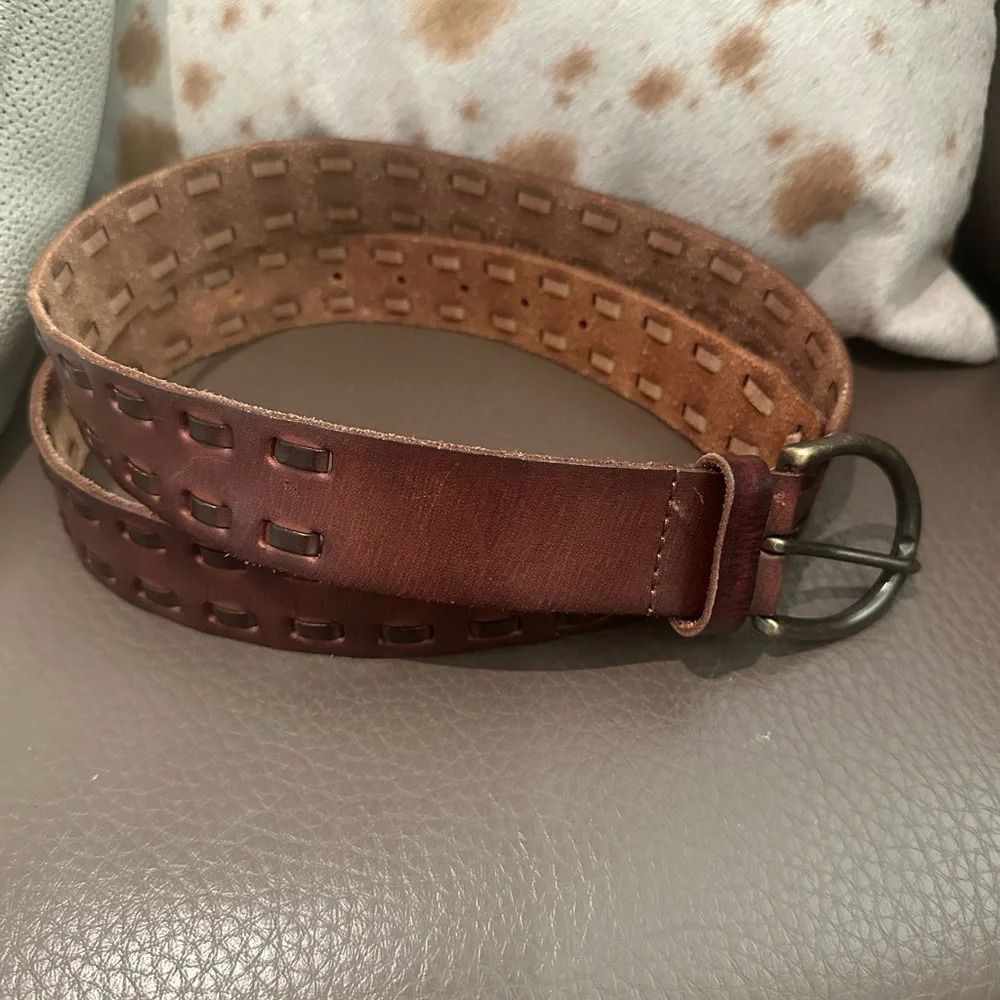 Fabulous Unique Vintage Leather Belt 20% off